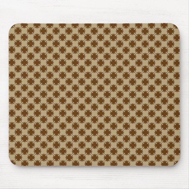 Tapis De Souris Ruban Brown de trèfle par Kenneth Yoncich (Devant)