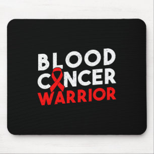 Tapis De Souris Ruban de guerrier contre le cancer du sang