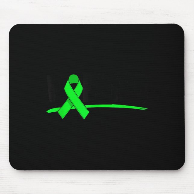 Tapis De Souris Ruban de guerrier de la dépression Sensibilisation (Devant)
