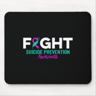 Tapis De Souris Ruban de prévention du suicide Dépression Suicide