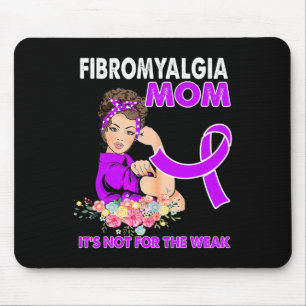 Tapis De Souris Ruban de sensibilisation à la fibromyalgie chez le