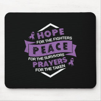 Tapis De Souris Ruban de sensibilisation au cancer du pancréas s