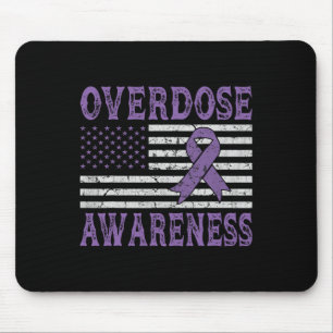 Tapis De Souris Ruban de sensibilisation au surdosage Drogue Addic