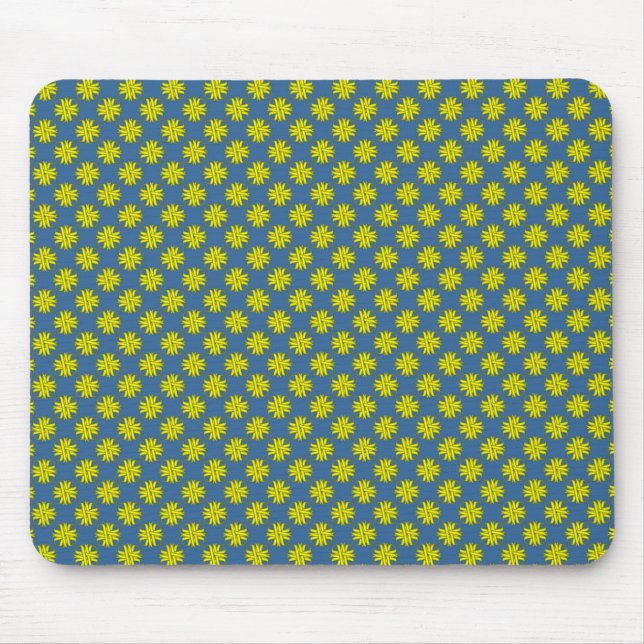Tapis De Souris Ruban de trèfle jaune par Kenneth Yoncich (Devant)