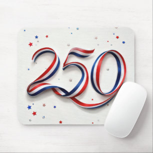 Tapis De Souris Ruban et étoiles pour le 250e anniversaire des Éta