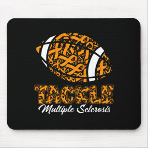 Tapis De Souris Ruban orange de sensibilisation à la sclérose en p