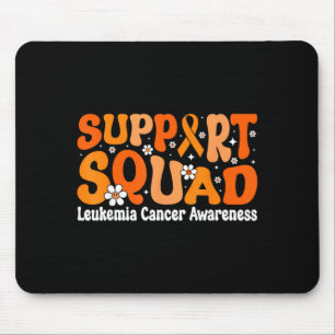 Tapis De Souris Ruban orange des mamans combattantes contre la leu