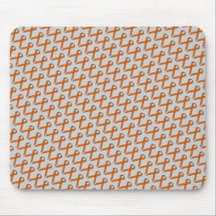 Tapis De Souris Ruban orange standard par Kenneth Yoncich