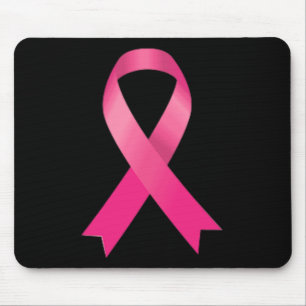 Tapis De Souris Ruban rose Conscience du cancer du sein Femmes Hom