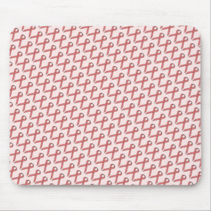 Tapis De Souris Ruban rose standard par Kenneth Yoncich