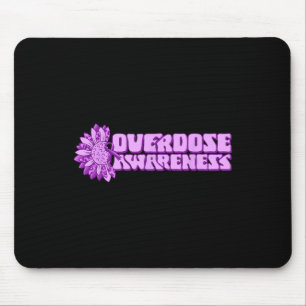 Tapis De Souris Ruban Violet de Sensibilisation au Surdosage de Dr