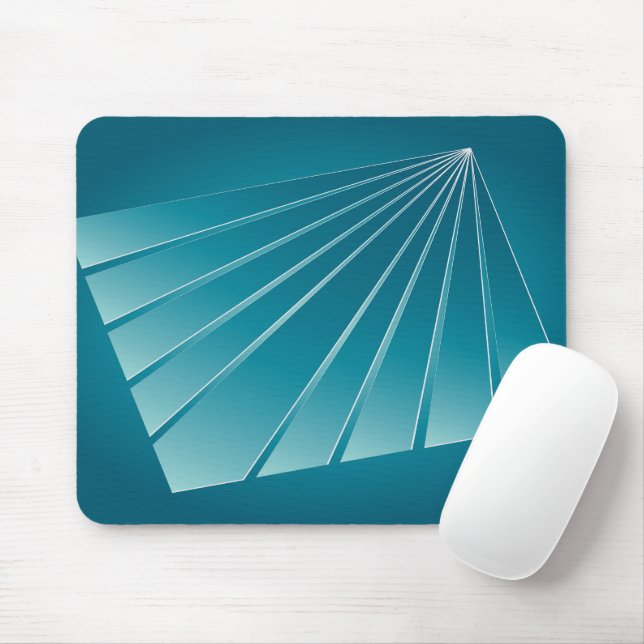 Tapis De Souris Rubans turquoise (Avec souris)
