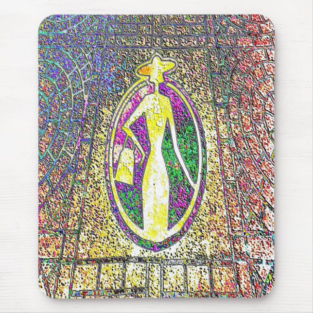 Tapis De Souris Rue de la mode (Devant)