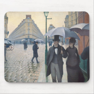 Tapis De Souris Rue de Paris, temps de pluie