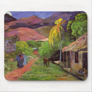 Tapis De Souris "Rue De Tahiti" - Paul Gauguin Mousepad