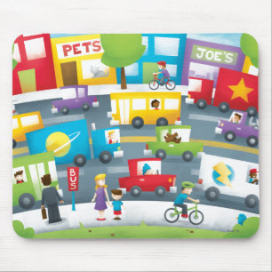 Tapis De Souris Rue de ville