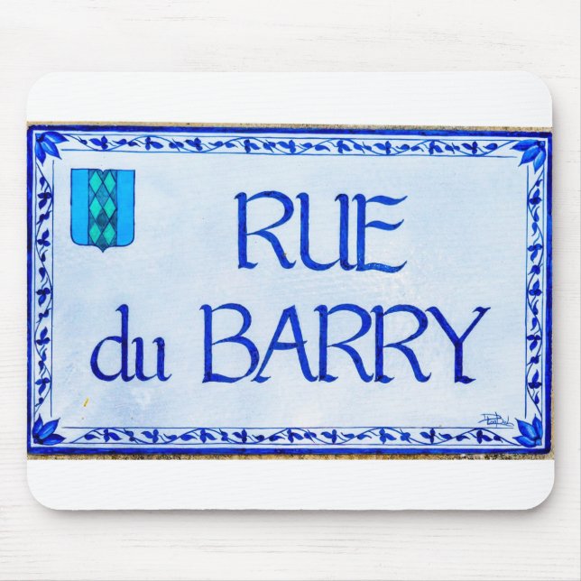 Tapis De Souris Rue du Barry (Devant)