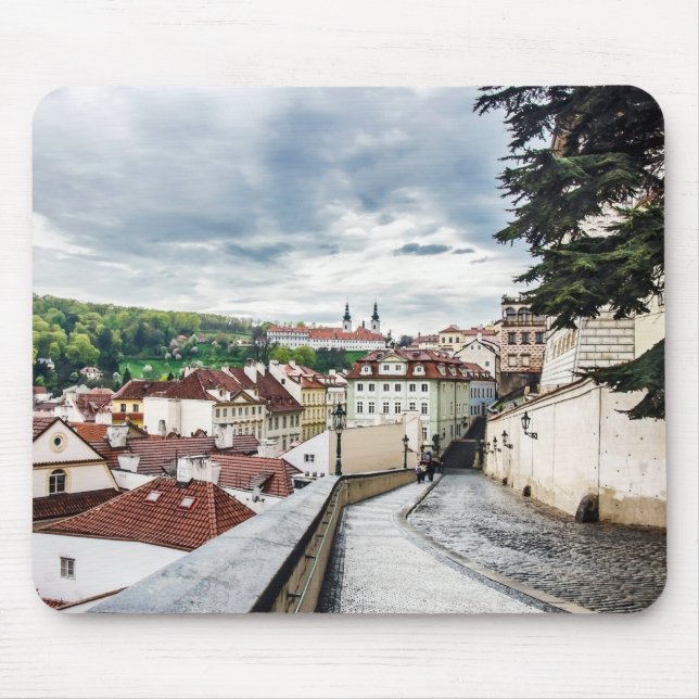 Tapis De Souris Rue du centre de Prague (Devant)