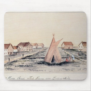 Tapis De Souris Rue principale, fort Gary