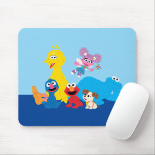 Tapis De Souris Rue Sésame Coloré Sesame Street Pals