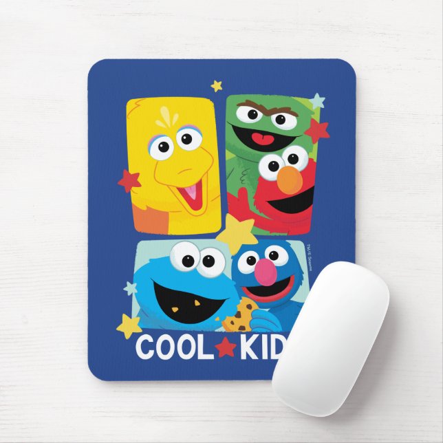 Tapis De Souris Rue Sésame | Enfants Cool (Avec souris)