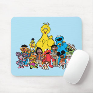 Tapis De Souris Rue Sésame Les copains de Sésame s'amusent