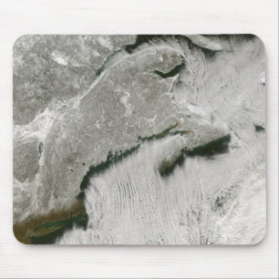 Tapis De Souris Rues de neige et de nuage