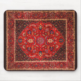 Tapis De Souris Rug perse rouge de Mashhad
