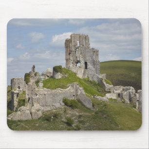 Tapis De Souris Ruines du château de Corfe, près de Wareham, Dorse