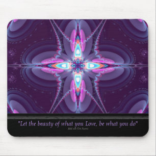 Tapis De Souris Rumi Wisdom : Fractal Art Mousepad