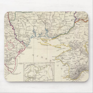 Tapis De Souris Russie en Europe Partie VIII avec carte index