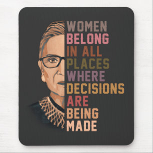 Tapis De Souris Ruth Bader Ginsburg RBG