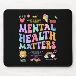 Tapis De Souris S Santé mentale Super Santé mentale Mon