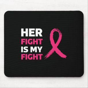 Tapis De Souris Sa Lutte Est Ma Lutte Contre Le Cancer Du Sein