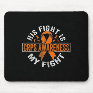 Tapis De Souris Sa Lutte Est Ma Sensibilisation Aux Crps De Combat