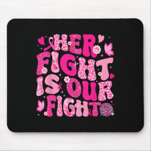 Tapis De Souris Sa Lutte Est Notre Lutte Pink Ribbon Cancer Du Sei