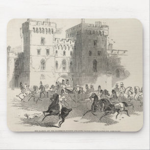 Tapis De Souris Sa Majesté et ses visiteurs illustres