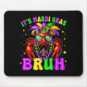 Tapis De Souris Sa tenue de Mardi Gras drôle d'écrevisse pour garç