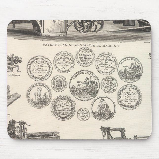 Tapis De Souris SA Woods Machine Company (Devant)