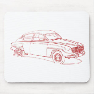 Tapis De Souris Saab 96 1967