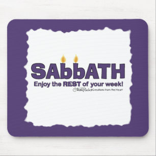 Tapis De Souris Sabbat aux bougies - Profitez du reste de votre se