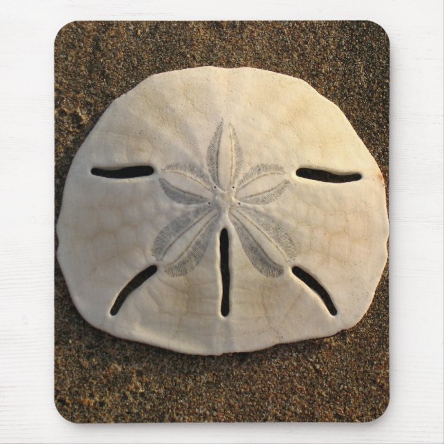 Tapis De Souris Sable Dollar Mer Coquille Plage de sable Mousepad (Devant)