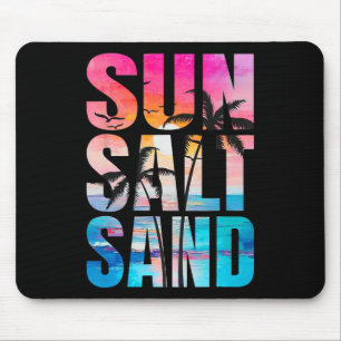 Tapis De Souris Sable Soleil Sable Vacances été Hawaii Beach Funny