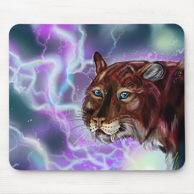 Tapis De Souris Sabre d'éclairage statique par tempête (Devant)