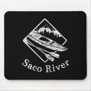 Tapis De Souris Saco River Kayak Kayak Bateau Rapids Canot Pad