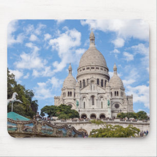 Tapis De Souris Sacré Coeur sur Montmartre - Paris, France