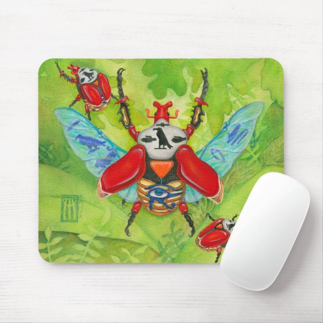Tapis De Souris Sacred Scarabs (Avec souris)