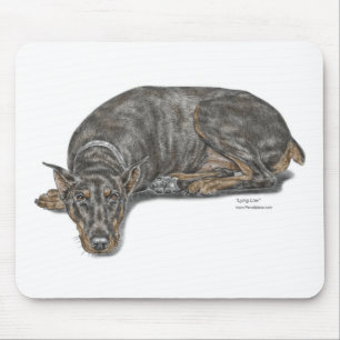 Tapis De Souris Sad Guilty Looking Doberman
