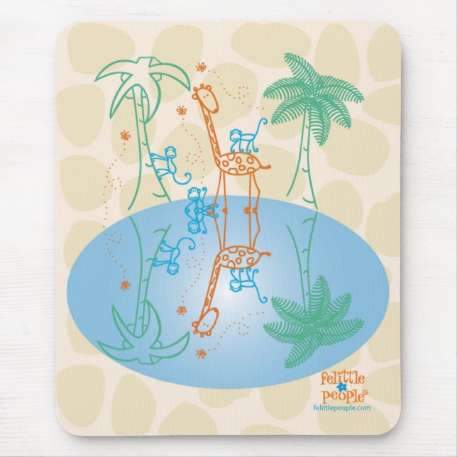 Tapis De Souris Safari Mousepad de personnes de Felittle (Devant)
