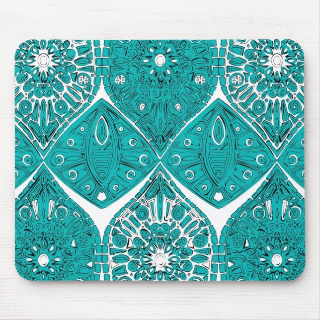 Tapis De Souris saffreya turquoise (Devant)